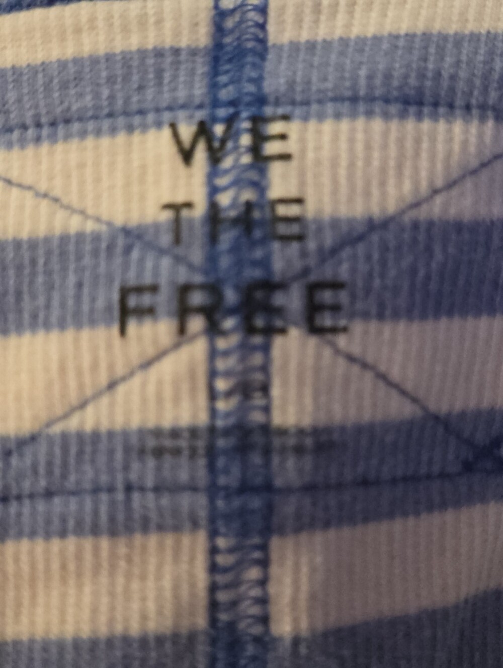 We The Free- Only One Graphic Ringer Tank - Picture 4 of 4